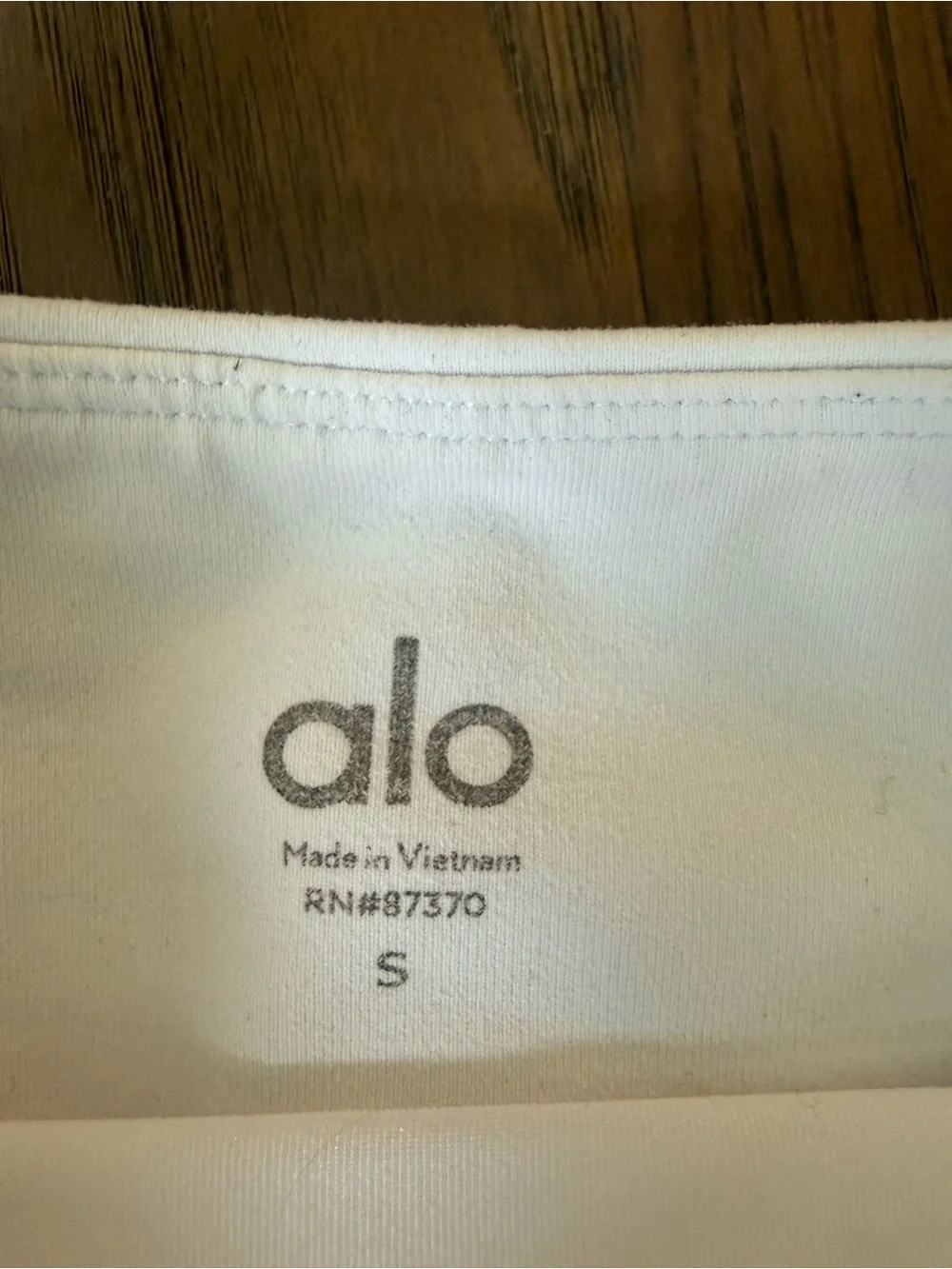 Airbrush high waist good form ALO Yoga White tennis skirt s